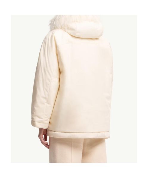 Moncler Natural Jil Sander Bowtiediene Short Down Jacket for men
