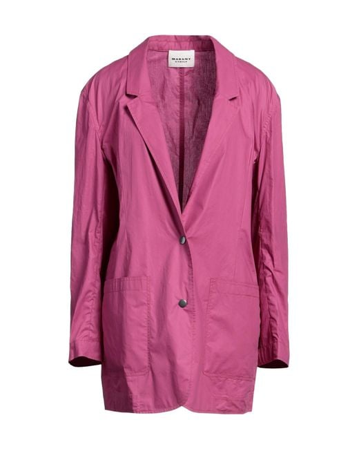 Isabel Marant Pink Plain Colour Full-Length Jacket