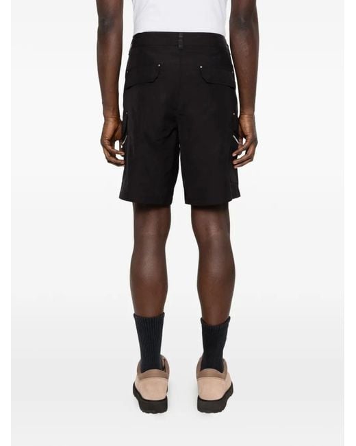 Moose Knuckles Black Cargo Shorts for men