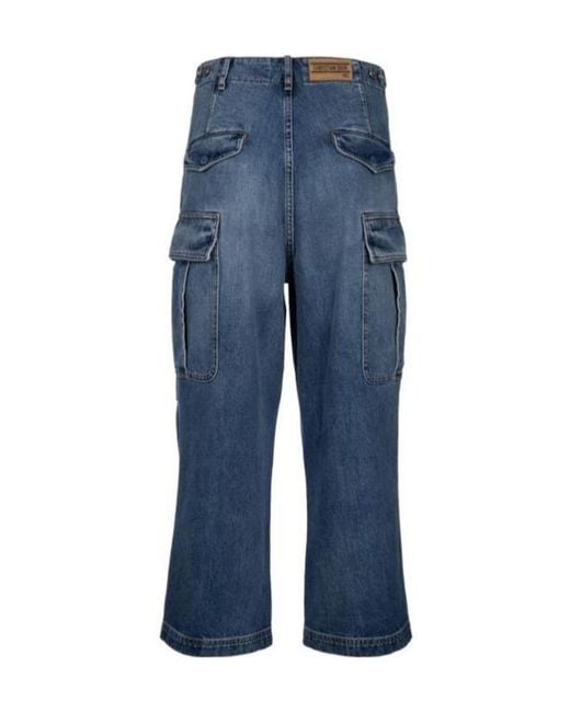Dior Blue Belt-Loop Jeans