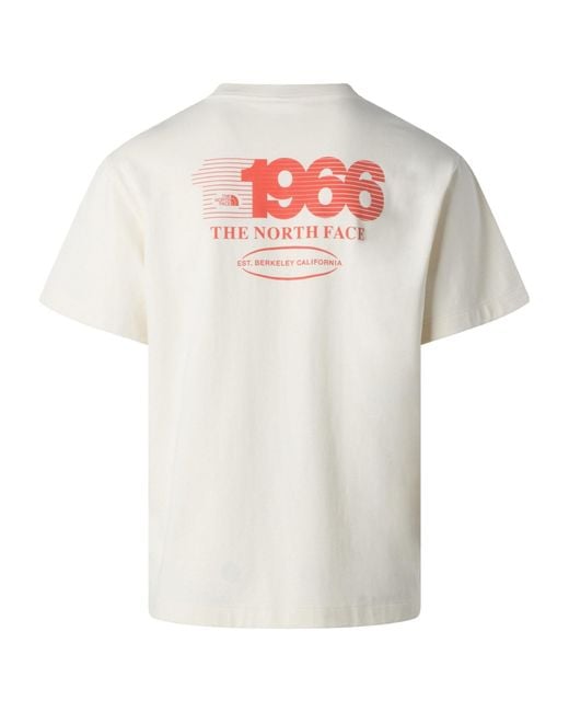 The North Face White Round Neck Short Sleeve T-Shirt for men