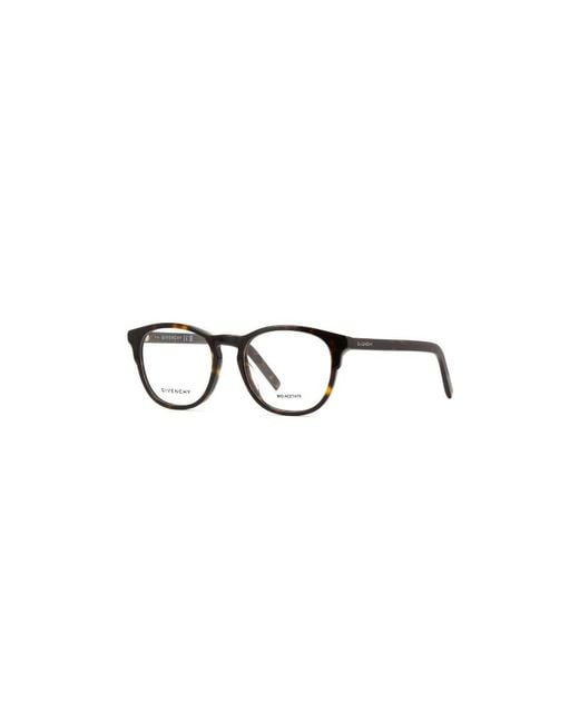 Givenchy White Eyewear Round Frame Glasses for men