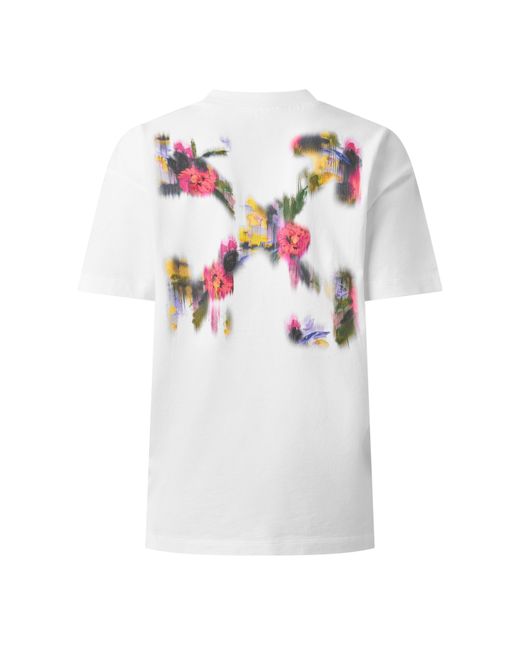 Off-White c/o Virgil Abloh White Crew Neck Short-Sleeve Cotton Tee
