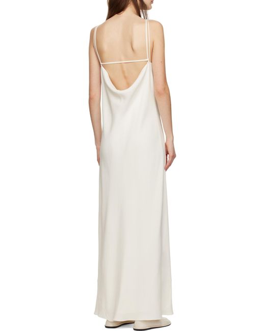 The Row White Logo Dress