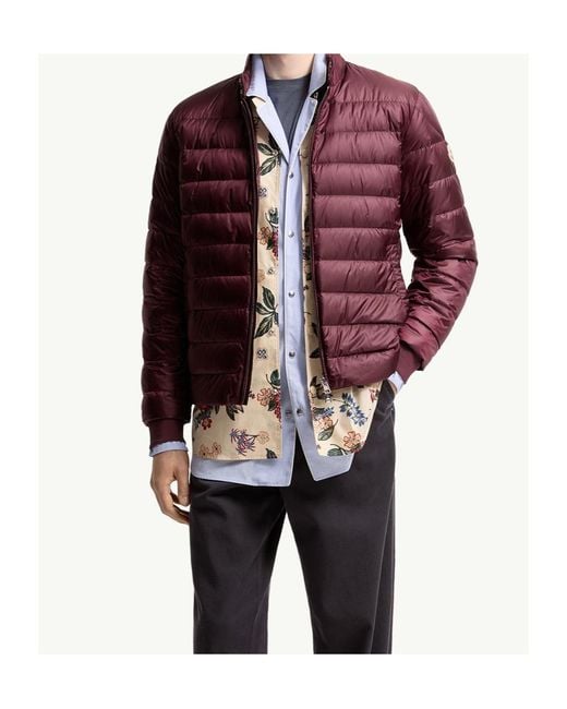 Moncler Red Rigel Short Padded Jacket for men