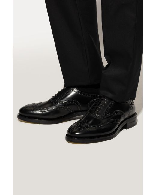 DSquared² Black Classic Evening Oxford Shoes for men