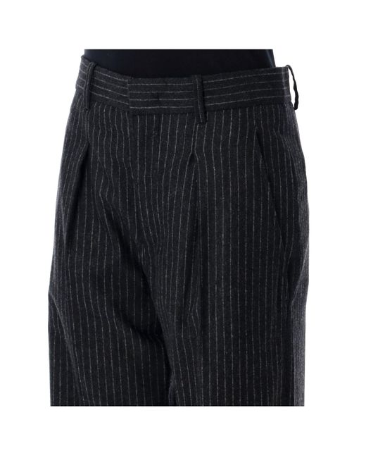 Isabel Marant Black Embroidered Wool Blend Lisetta Pant