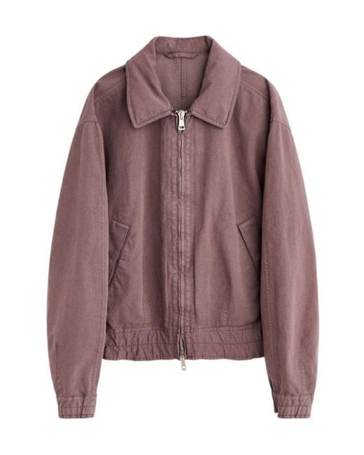 Our Legacy Brown Command Zipped Bomber Jacket for men