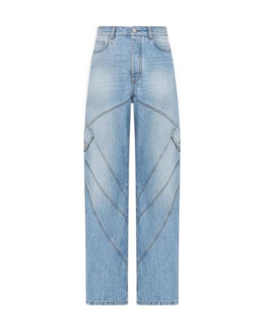 Amiri Blue Panelled Jeans