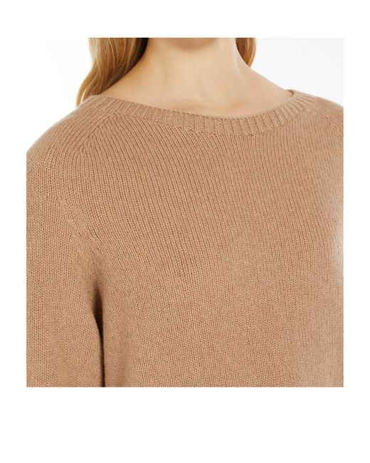 Max Mara Natural 'S Crewneck Long-Sleeved Jumper