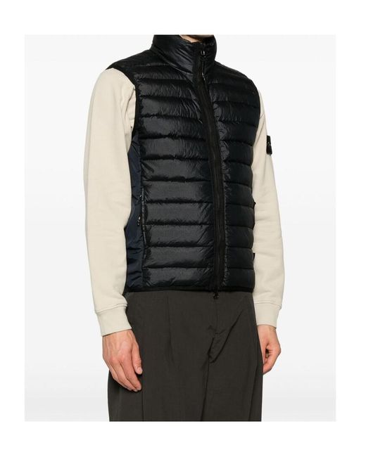 Stone Island Blue Coats for men