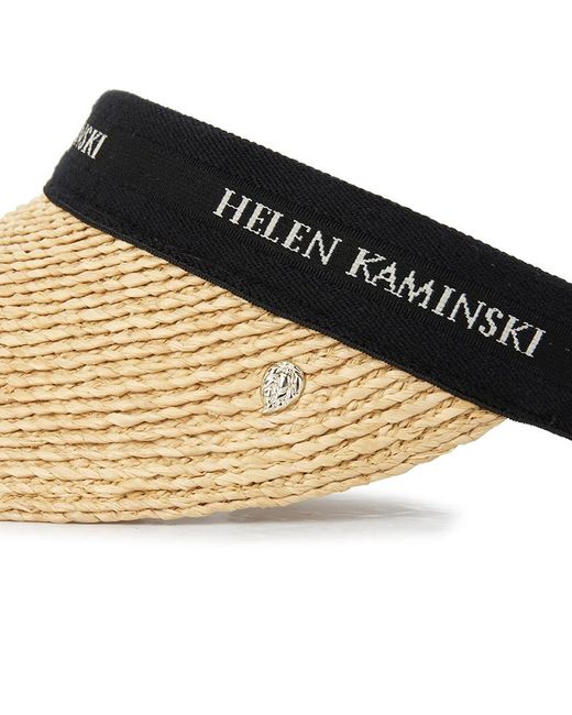 Helen Kaminski Natural Logo Detailed Interwovened Hat