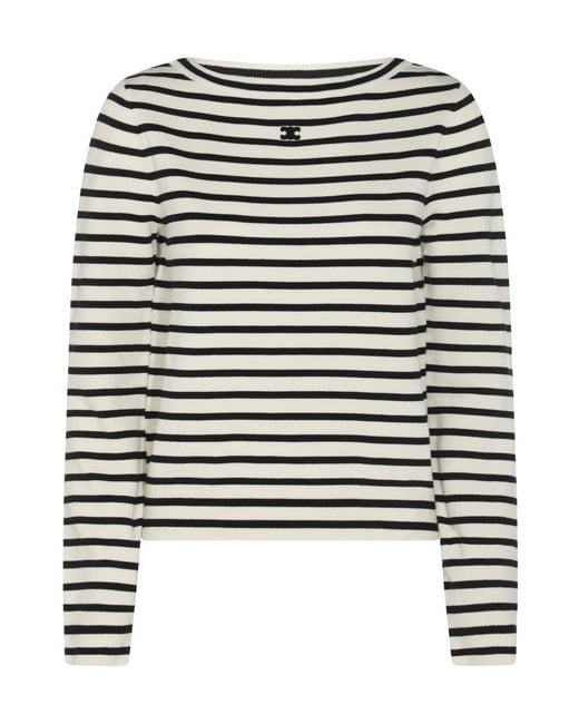 Céline Black Long-Sleeved Sweater