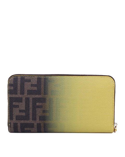 Fendi Multicolor Gradient 'Crayons' Wallet