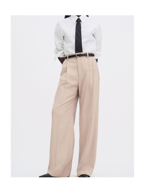 Filippa K Natural Pleated Trousers