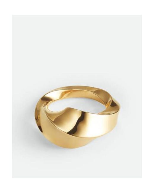 Bottega Veneta Natural Twist Ring