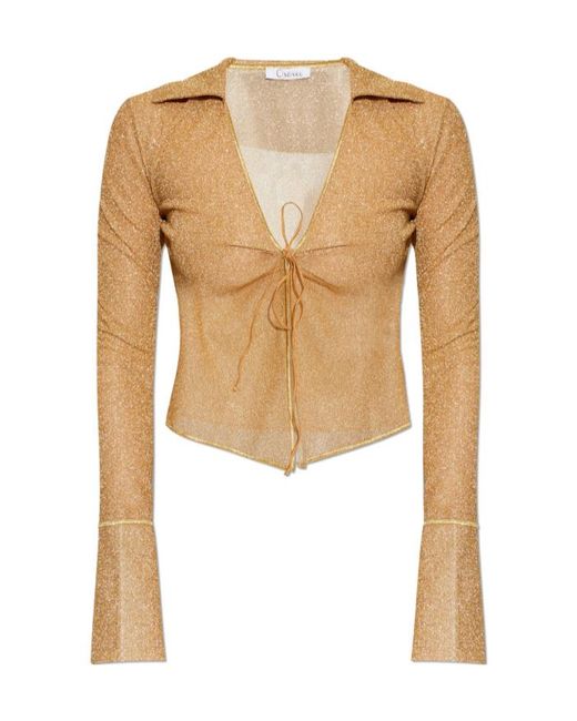 Oseree White Oséree Lumière Slim Shirt