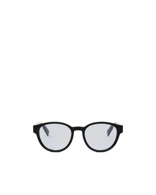 BVLGARI White Bulgari Pantos Frame Glasses