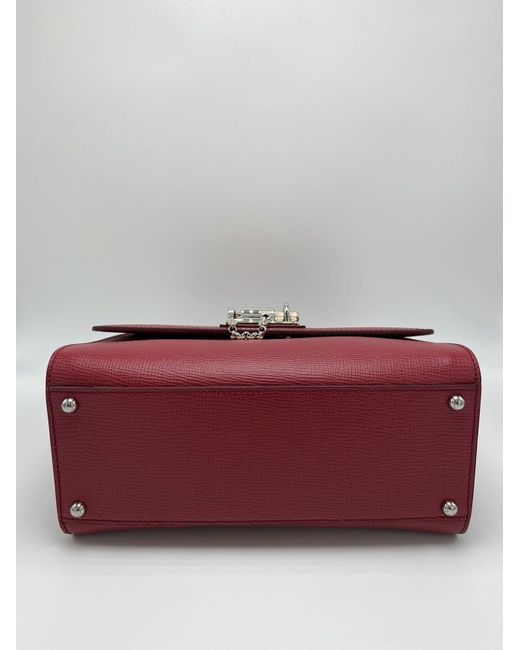Dolce & Gabbana Red Flap Shoulder Bag