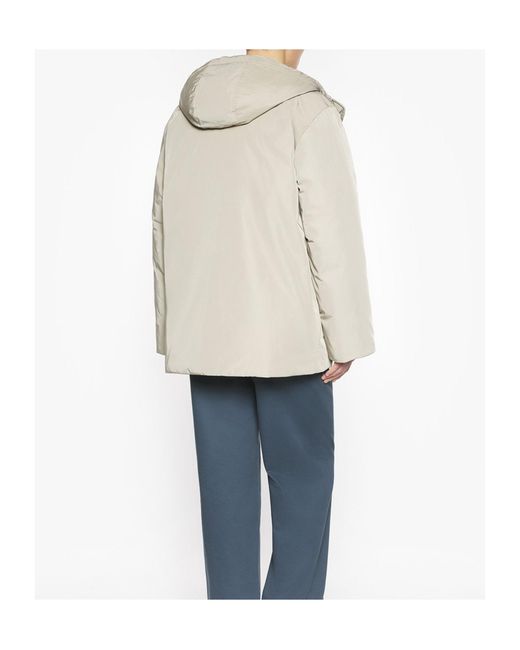 Maison Kitsuné Natural Flap-Pocket Hooded Jacket for men