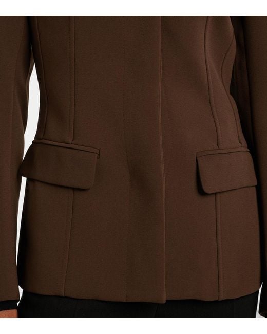 Totême  Brown Single-Breasted Coat