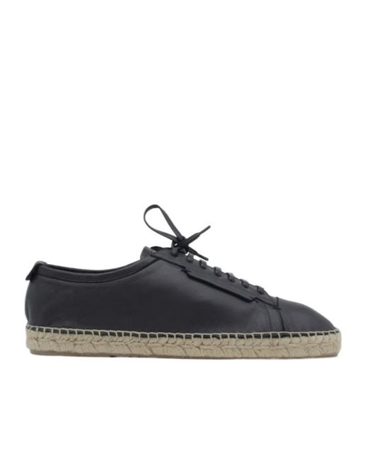 Emporio Armani Blue Supple Lace-Up Espadrilles for men