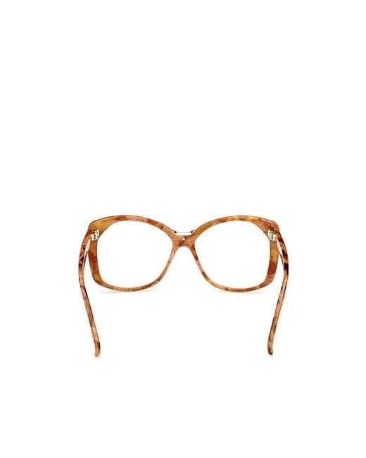 Max Mara Multicolor Butterfly Frame Glasses