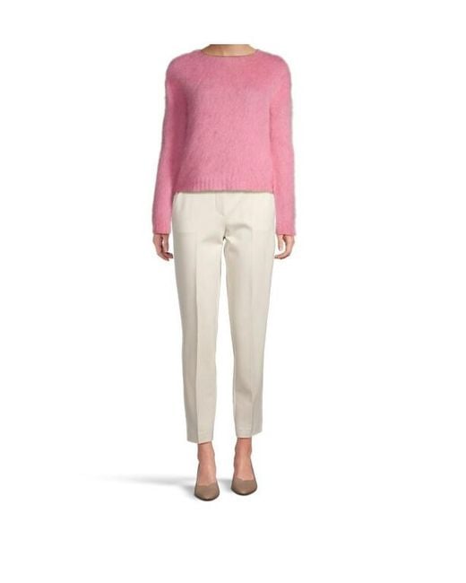 Max Mara Pink Long-Sleeved Knitted Shirt