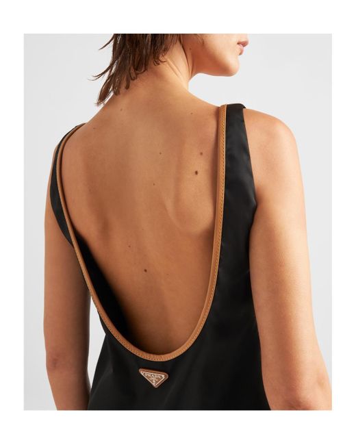 Prada Black Round-Neck Sleeveless Dress