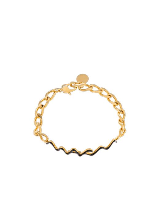 Marni Metallic Logo Chain Bracelet