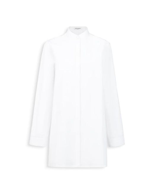 Alaïa White Alaïa Layered Poplin Shirt