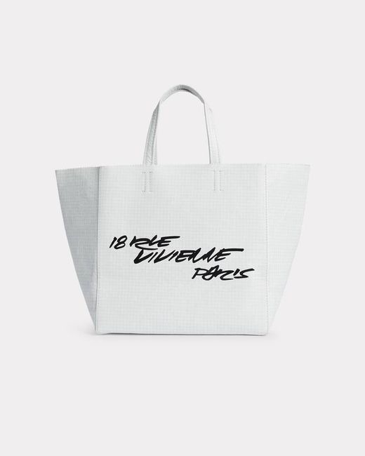 KENZO White X Futura 2000' Small Tote Bag Paper' for men