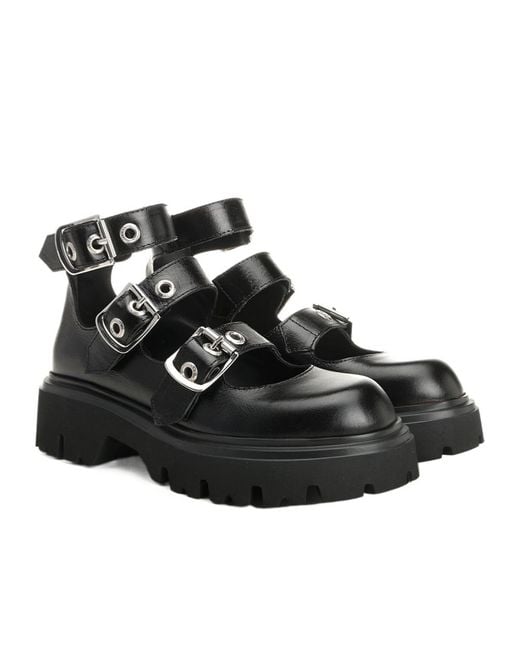 Vivienne Westwood Black Bacchus Shoes Cow Leather Pumps
