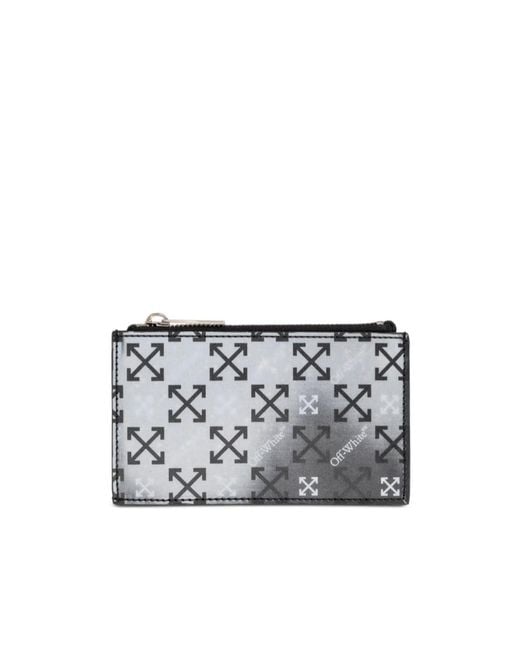 Off-White c/o Virgil Abloh White Arrow Print Zip Wallet for men