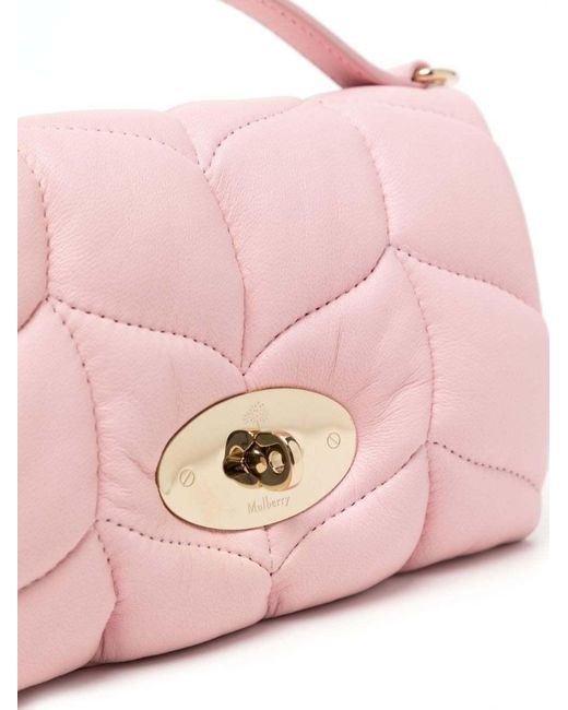 Mulberry Pink Quilted Mini Shoulder Bag
