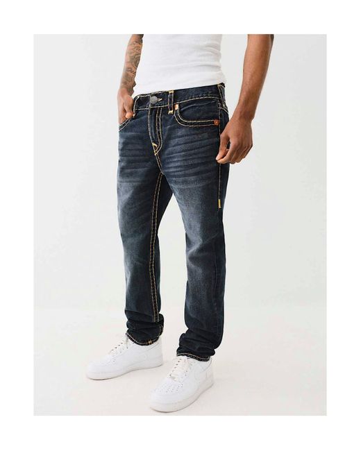 True Religion Blue Belt-Loop Jeans for men