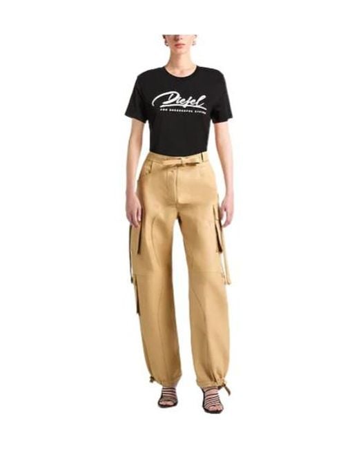 DIESEL Black Printed Short Sleeve T-Shirt