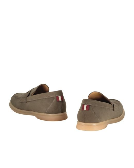 Bally Brown Round-Toe Loafers for men