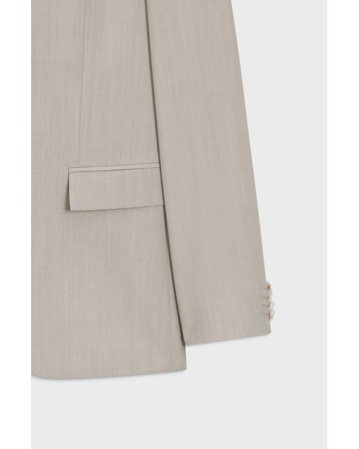 Boss Gray Boss Three-Piece Tailored Suit for men