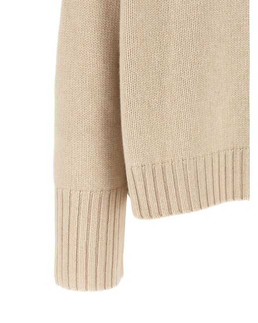 Be You Natural Cashmere Turtleneck Sweater