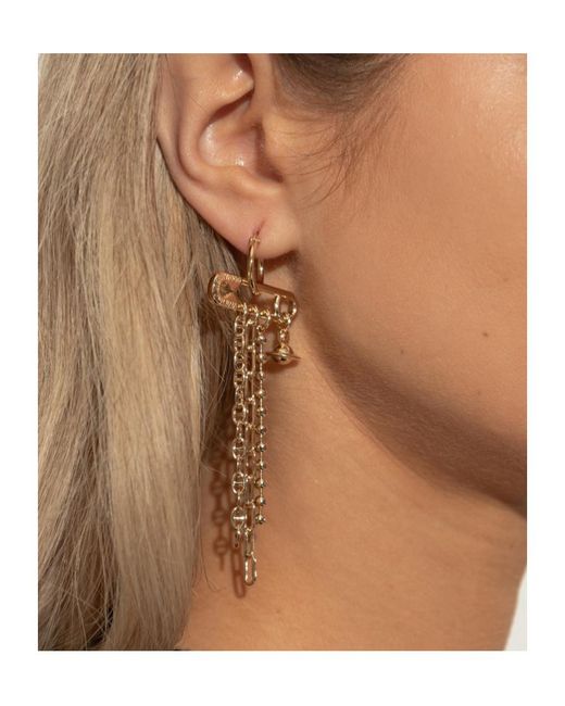 Vivienne Westwood Metallic Ginetta Earrings