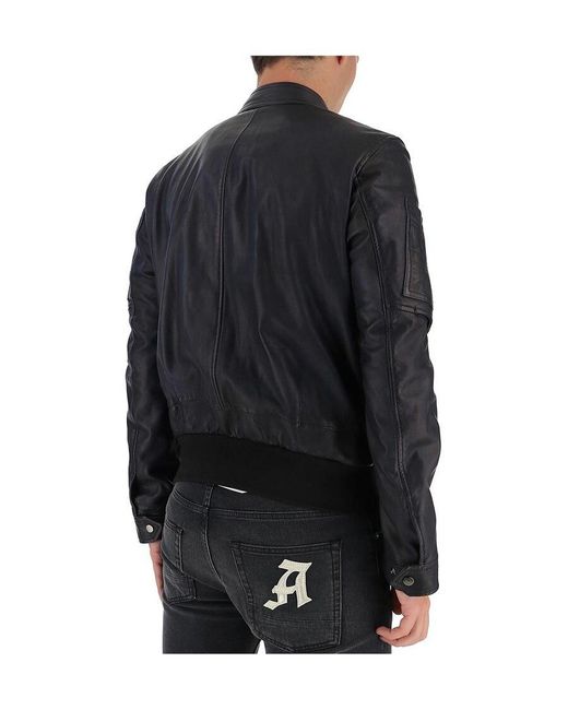 Neil Barrett Blue Zipper Casual Jacket for men
