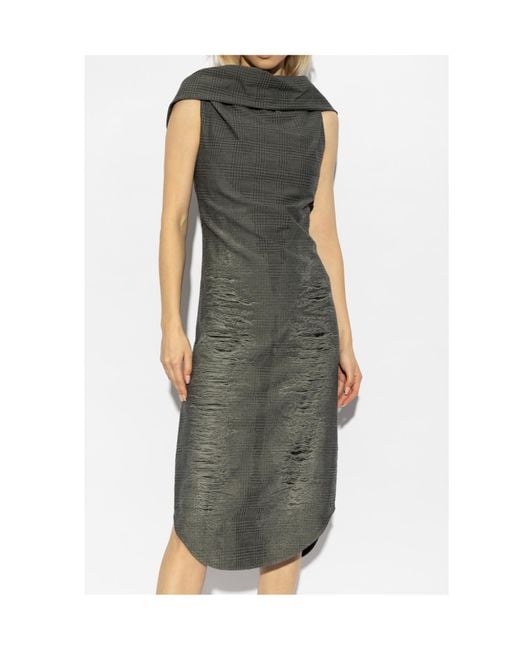 DIESEL Gray D-Mauve Midi Dress