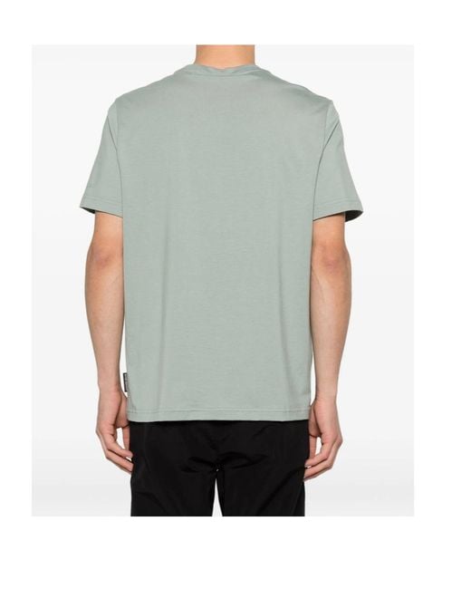 Moose Knuckles Green Duluth Logo T-Shirt for men