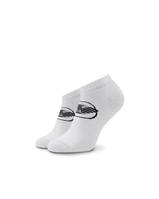 Emporio Armani White Logo Two Pairs Of Socks for men