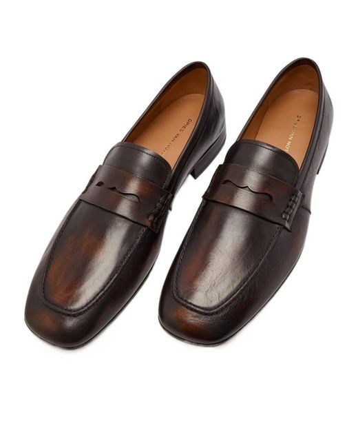 Dries Van Noten Brown Leather Loafers for men
