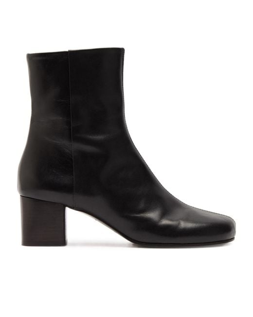 Lemaire Black Leather Boots