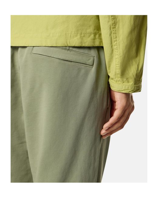 Stone Island Green Patch-Pocket Cotton Track Pants for men