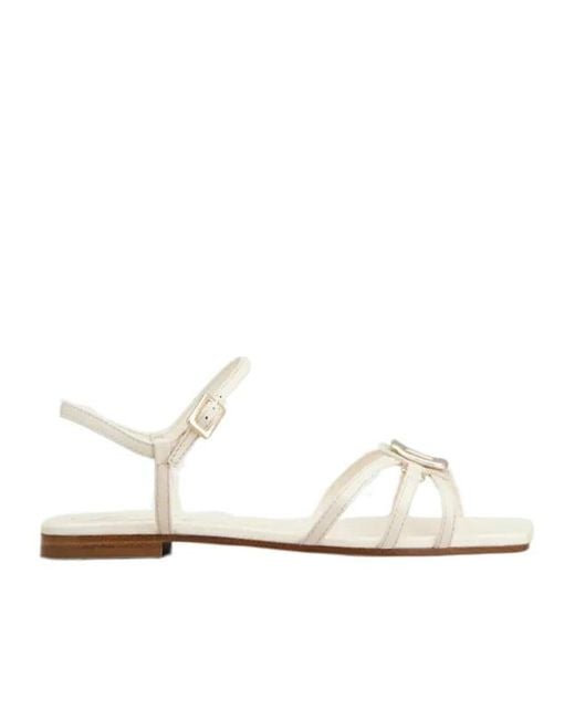 Roger Vivier White Viv' By The Sea Sandals