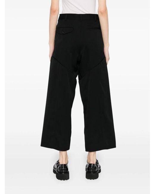 Comme des Garçons Black Wide Leg Trousers